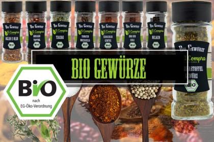 Gewürze, Bio Gewürze