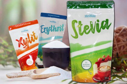 Stevia, Xylit und Erythrit