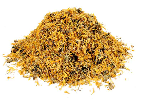 Ringelblumenblüten mit Kelch geschnitten - 100g